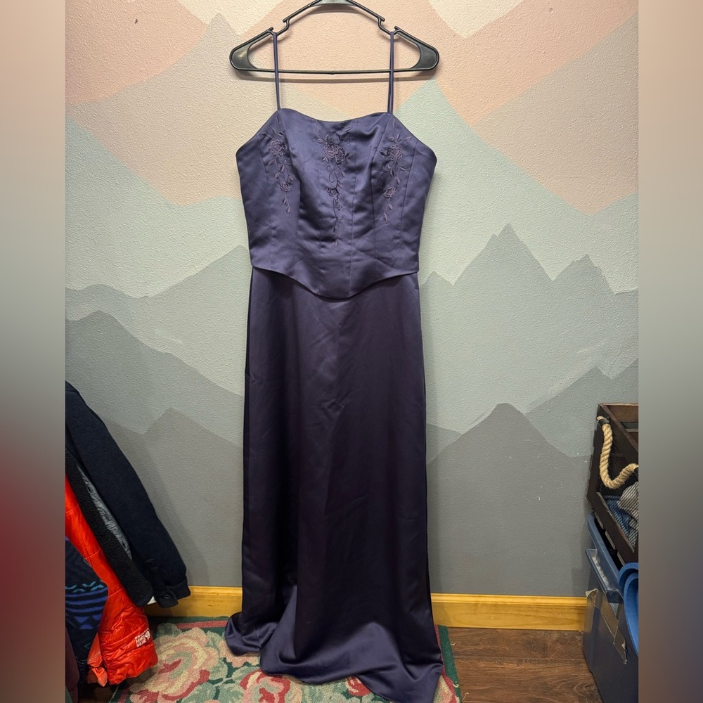 Elegant Purple Evening Gown